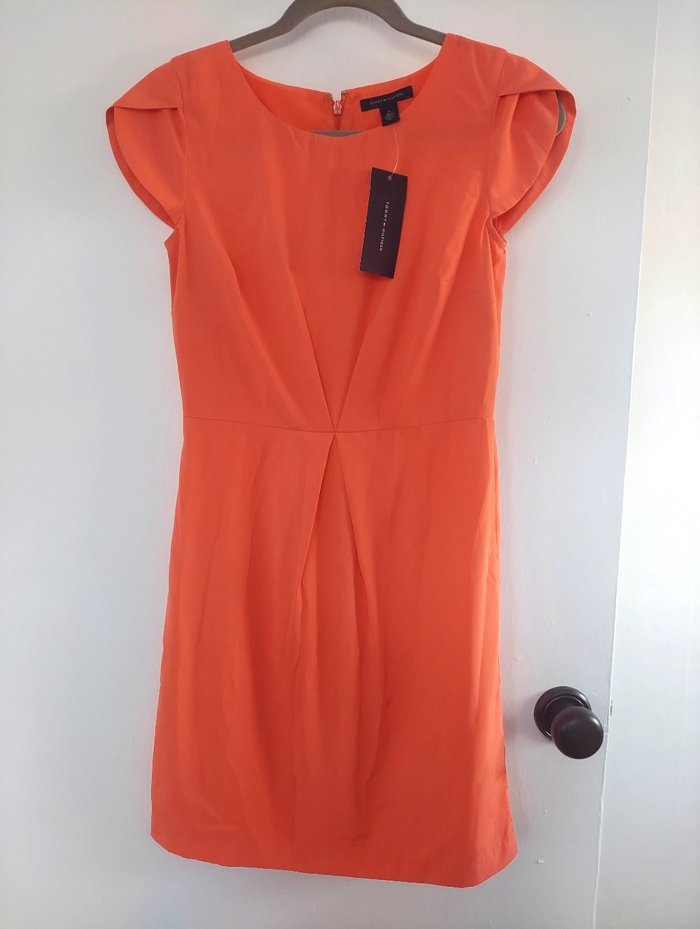 Tommy Hilfiger Coral Cap-Sleeve Dress Size 0 NWT